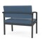 Lesro Lenox Steel Bariatric Chair Metal Frame, Charcoal, MD Titan Upholstery LS1401 - alternate 3